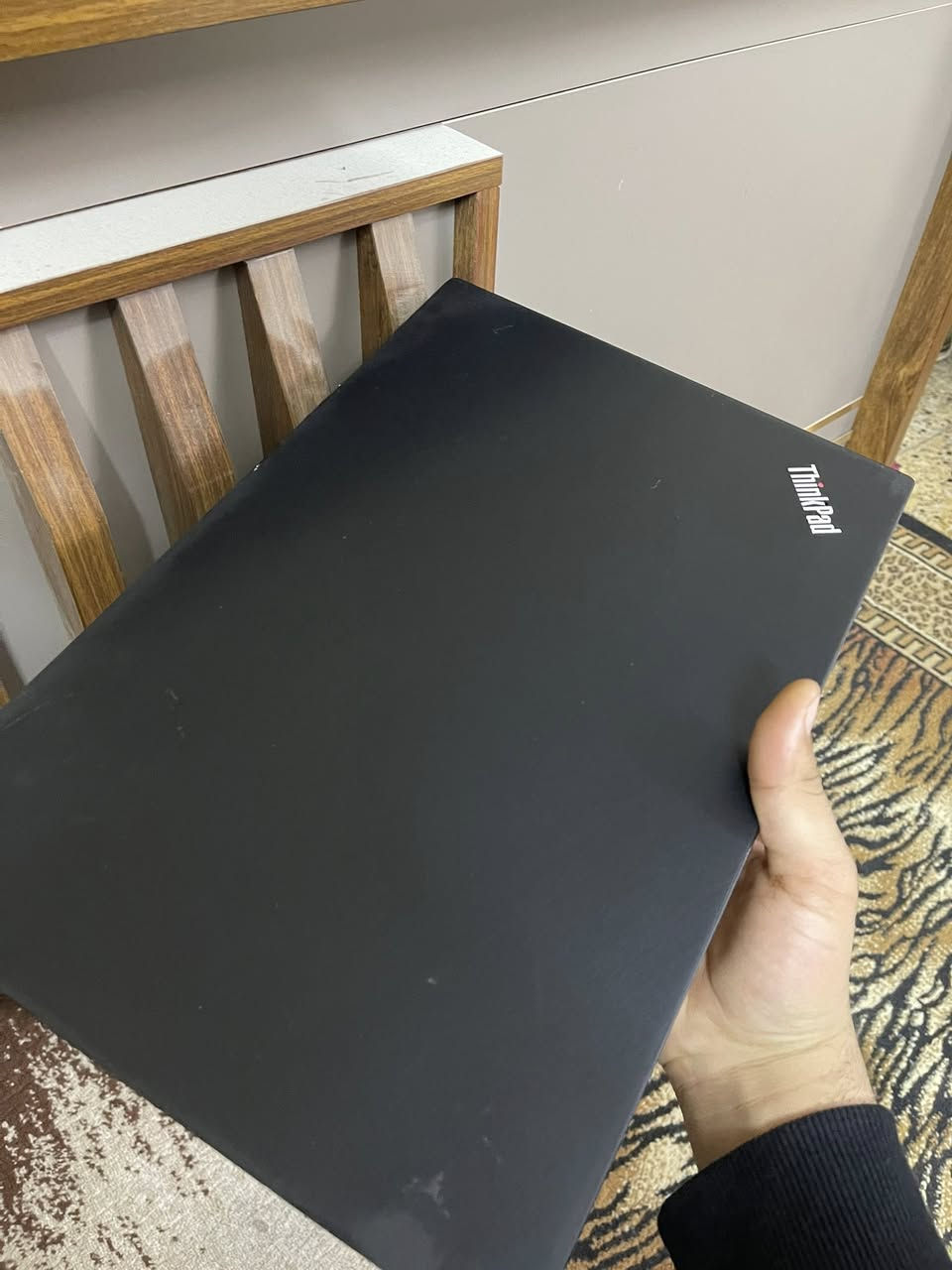 السلام عليكم
لابتوب  (Lenovo) ) Think Pad مثل ماموضح في الصور 
لابتوب نضيف كلش بيها شخوط في الشاشه فقط 
ا i3-10110U
ا رام (8)
اهارد (500) ssd 
ا سعر 275 وبيهة مجال 
ا (***********)
