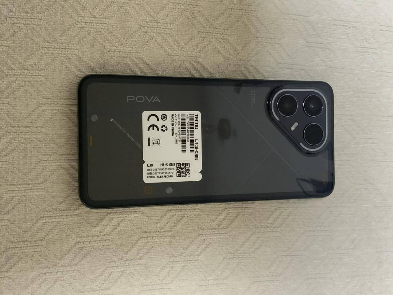 Pova 7 ultra 256/24 نظيف جدا شخط مابي بدون ملحقات مكاني سبع ابكار بغداد سعر ٣٢٥ قفل ما اراوس 
***********
