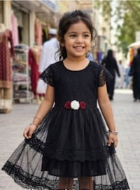 فستان كيبو اسود • ٤-٨ سنوات • الخالص ديالى