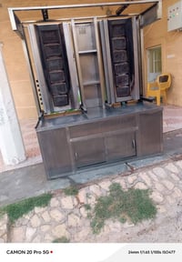 غراض مطعم للبيع . شوايه دبل .ميز ..كرل بركر .دكت وبعد هواي غراض مجمده ...