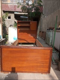 💯سرير صاج 1 نفر  شغل درجة أولى نوع الخشب برازيلي  شغل عراقي راقي  📞 لل...