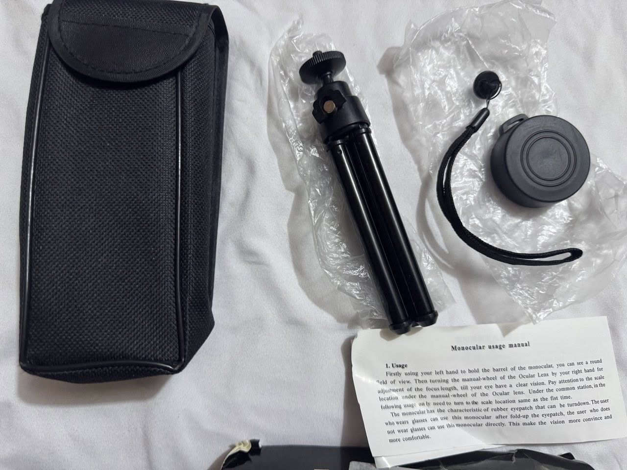 الشراي يراسلني او يعلق
سكوب ناضور رصد نهاري

ينشد على الموبايل قاعدة بي 
ويصير يدوي كذلك

مناسب جدا للصيد 
جودة عالية على الفحص

مع كافة ملحقاته بلباكيت 
ستاند وحامل ومحفظة وكفرات


**إذا كنت صاحب هذا الإعلان وتريد حذفه لأي سبب، رجاءا أرسل رسالة إلى الدعم الفني**