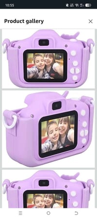 كاميرا أطفال • كرت ميموري • شحن USB