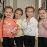 بلوزة بناتي • هودي قطن تركي • مقاس M