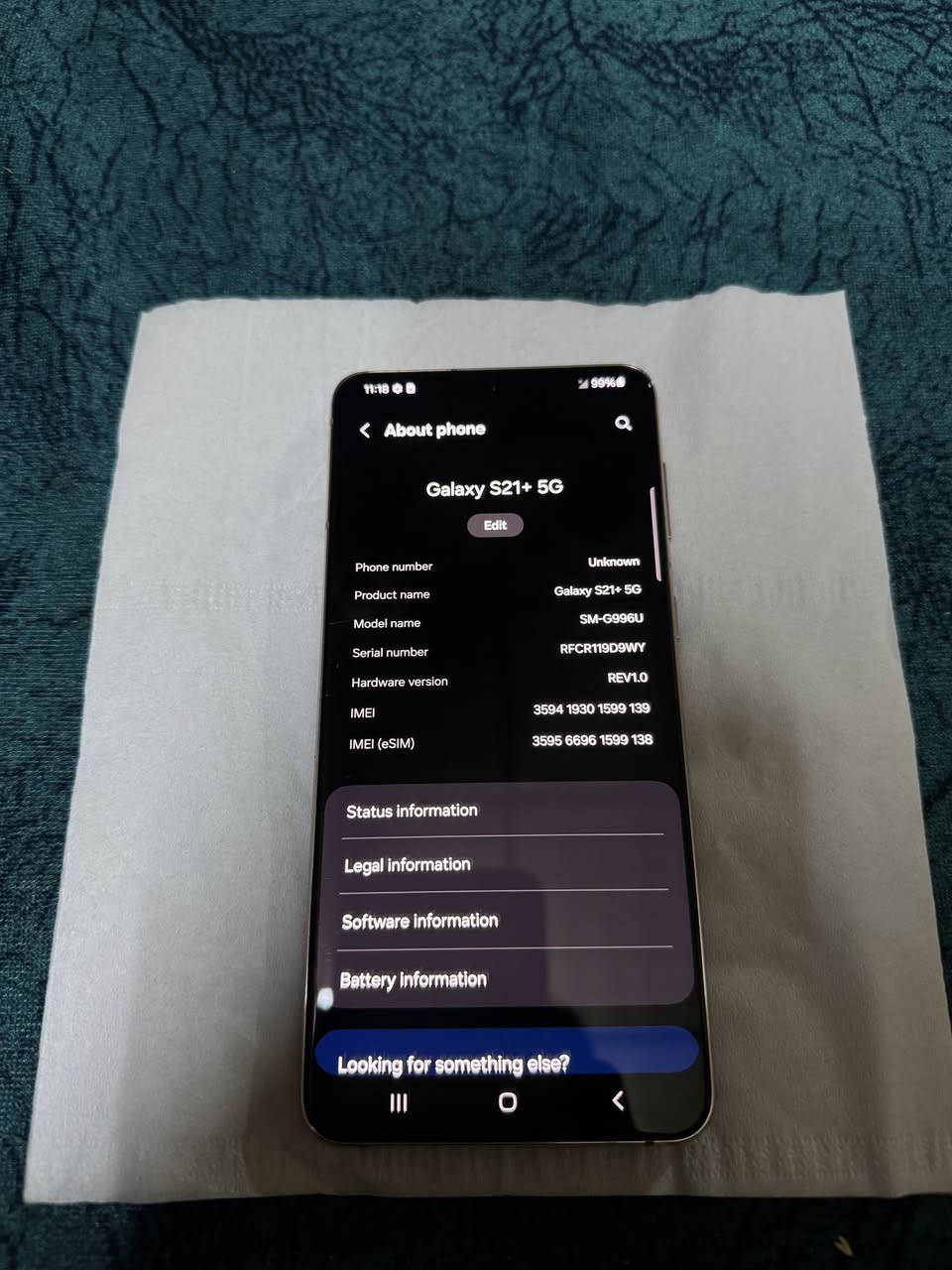 السلام عليكم
كواهم الله شبابنه الحلوين
سامسونك اس 21 +5G امريكي للبيع 
نضافته 70/100 تجي تشوفه يلا تاخذه
بطاريه السامسونك كلها تعرفها ما اكلك بيها 
جهاز نضيف ومال بيت الله شاهد
الخلل ماله بس الضهر يرادله تبديل ب10 بس اني عفته ع وضعه 
كامرات مايكات اتصال سيمكارت تحديث كله شغال
ذاكرته 128 والرام 8
متواجد مازنجر
مكاني بغداد ساحه مضفر 
توصيل ما عندي للاسف 
تجي تفحصه وتاخذه
سعره $$ 220 وبي مجال للطيبين واني خادم


**إذا كنت صاحب هذا الإعلان وتريد حذفه لأي سبب، رجاءا أرسل رسالة إلى الدعم الفني**