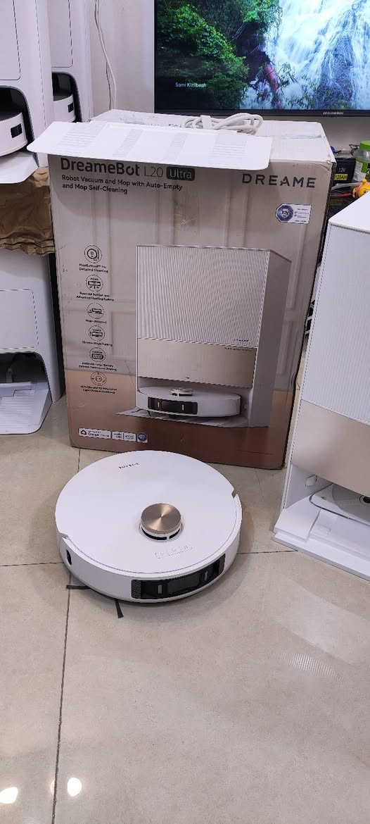 Dreame L20 ultra
كنس و مسح بفرج دوارة
 تفريغ ذاتي للغبار 
غسل الوصل وتنشيفه بماء حار وبهواء حار 
وكذلك رفع الوصل اوتماتيكي عن السجاد وامكانية ترك وصل المسح في المحطه تلقائيا 
خروج لفرجة المسح لامكانيه الوصول للزوايه ومسحها بصورة افضل 
خرائط متعددة للمنزل لعدة طوابق
تجاوز عوائق مع تطبيق دريمي الممتاز
قوه شفط ممتازة 7000 باسكال ومستويات متعدده للكنس والمسح


**إذا كنت صاحب هذا الإعلان وتريد حذفه لأي سبب، رجاءا أرسل رسالة إلى الدعم الفني**