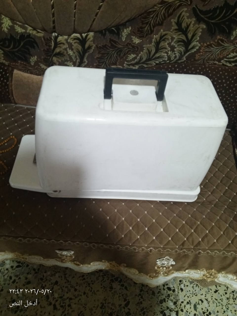 ماكنة خياطة وتطريز  منزلية مستعملة قليل وبحالة جيدة جدا السعر ١٢٥ الف دينار
نوع JANOME .حي سومر


**إذا كنت صاحب هذا الإعلان وتريد حذفه لأي سبب، رجاءا أرسل رسالة إلى الدعم الفني**