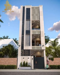 واجهة ٥م • ١٠٠م² • ٣ وحدات