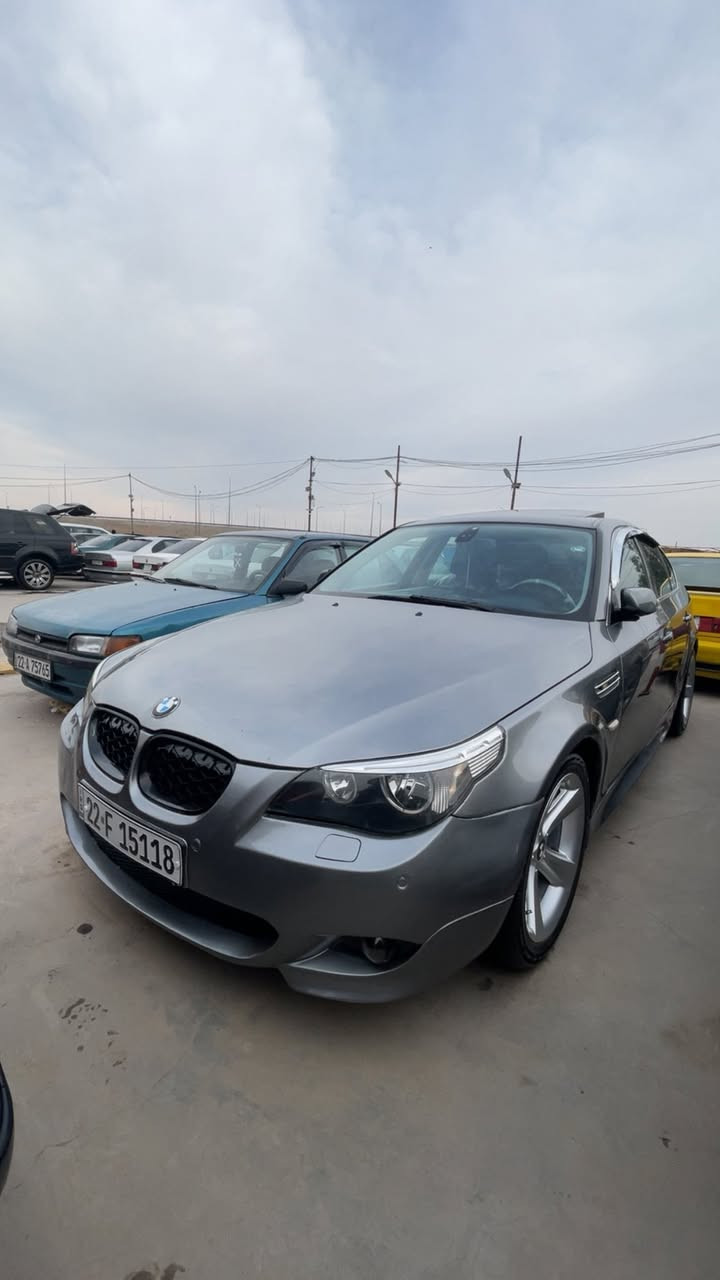 BMWE60میماتی
مۆدیل ٢٠٠٧
تۆماتیک- سپۆت- ئێم
مەکینە ٥٢٥-نۆزل کورت 
سلایت
شاشە
تەبرید
کوشین هیتەر
جام کارەبا
کوشین جلد
دەبل گێر 
پشت و پێش کەپس
بۆیاغ حام 
ڤایبەر ـ واتسئاپ *********** موشتەری نیت سەرمان مەیەشێنە - سەیارەکە لە هەولێرە
