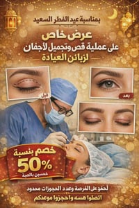 ✨ عيدكم مبارك وكل عام وأنتم بألف خير 🌙  🎁 عرض العيد الخاص 🎁 نظرة أجمل ...