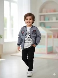 طقم عيد ٣ قطع • مطرز • مقاسات ٢-٥ سنوات