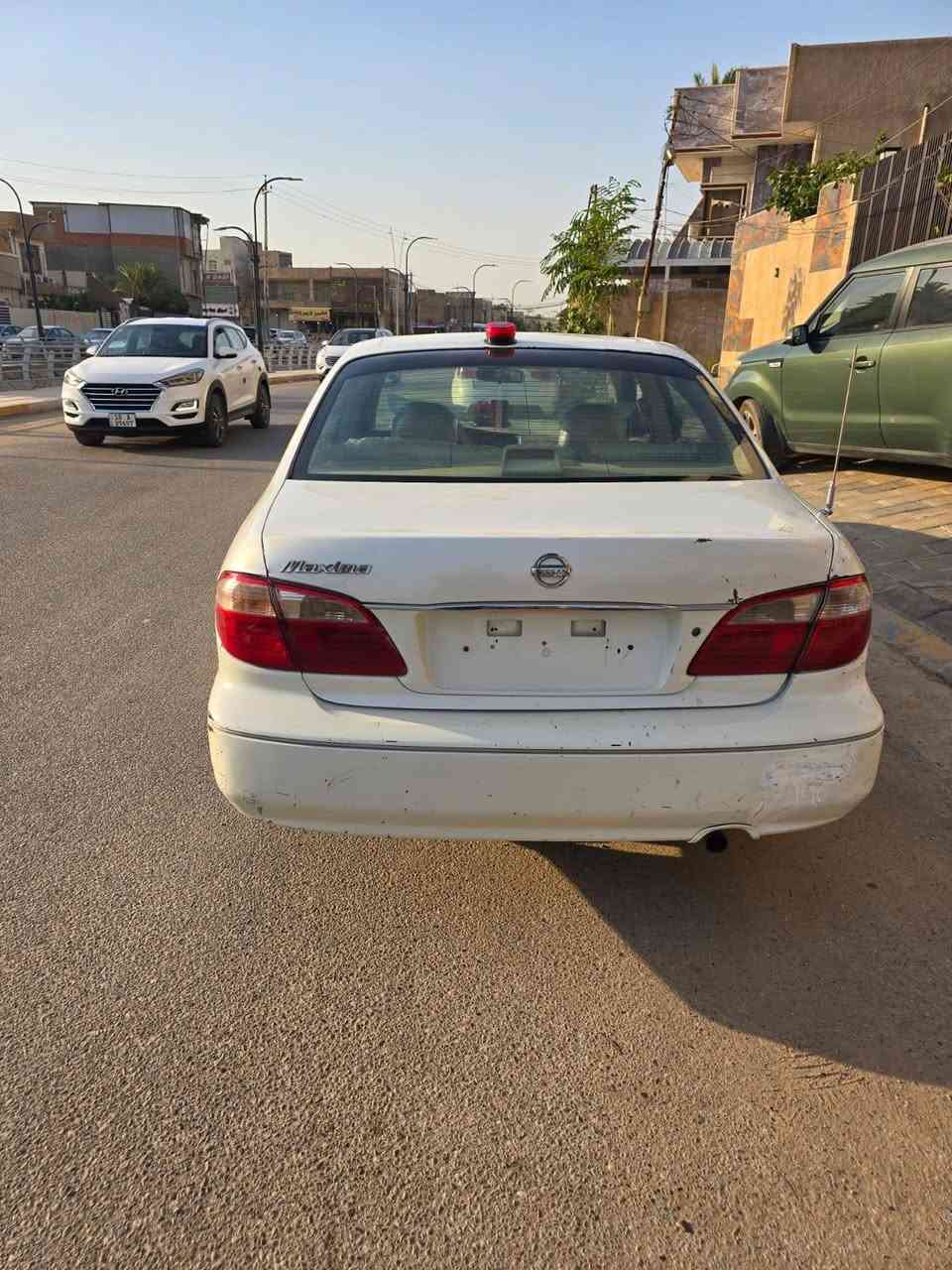 بيع او مراوس بنيسان بيكم ....نيسان مكسيما 2008 مزاد وزارة الداخلية كير مكية 6سلندر بلاد بيها طخات بسيطه فقط تعمير جديد كرهبائيات كامله بلا نقص مكفوله من العيب الشرعي وكالة باركود وتوقيع الوزير موجودات اولياتها كتابها كامل ترقيم مفتوح والكمرك مدفوع العجلة داخله كشف بالمديرية وجاهزه بيها قرار عفاء من الكمارك السعر 40 مجال بسيط للشراي فقط عنواني حلة مركز ***********

