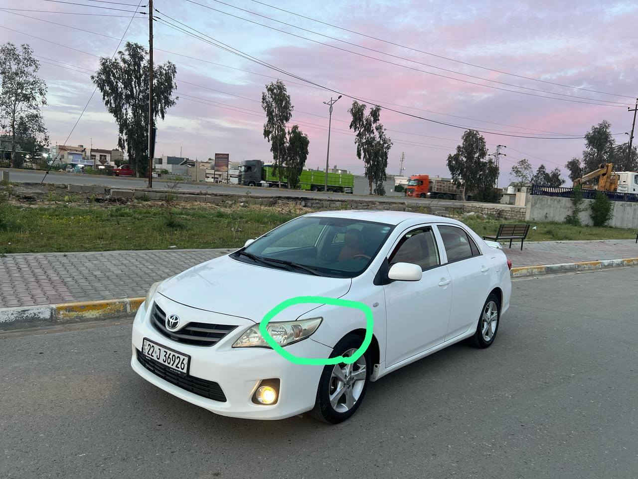 كورولا بيكاشو 2013
مكينة 16
ماشي150
سيارة جديد
بدون مصرف
گير و مكينة شرط
سنوية منهي
رقم اربيل
سعر 135  و مجال بسيط
تعديل يبين في صورة 
***********
***********
