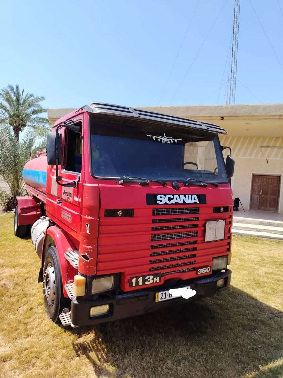 السلام عليكم سكانيا موديل 1990 تنكر ماء شاصي بلادي حجم المحرك 360 محرك 6 سلندر سنويه لل 2028 رقم سليمانيه تحويل مباشر سياره نضيفه وحلوه السعر خاص مكان السياره بغداد المحموديه للاستفسار الاتصال على الرقم *********** بي واتساب
