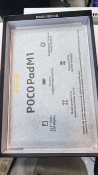 ايباد بوكو poco pad m1 استعمال اسبوع نظافة 100% غراض كاملة ب 300 الف ت...