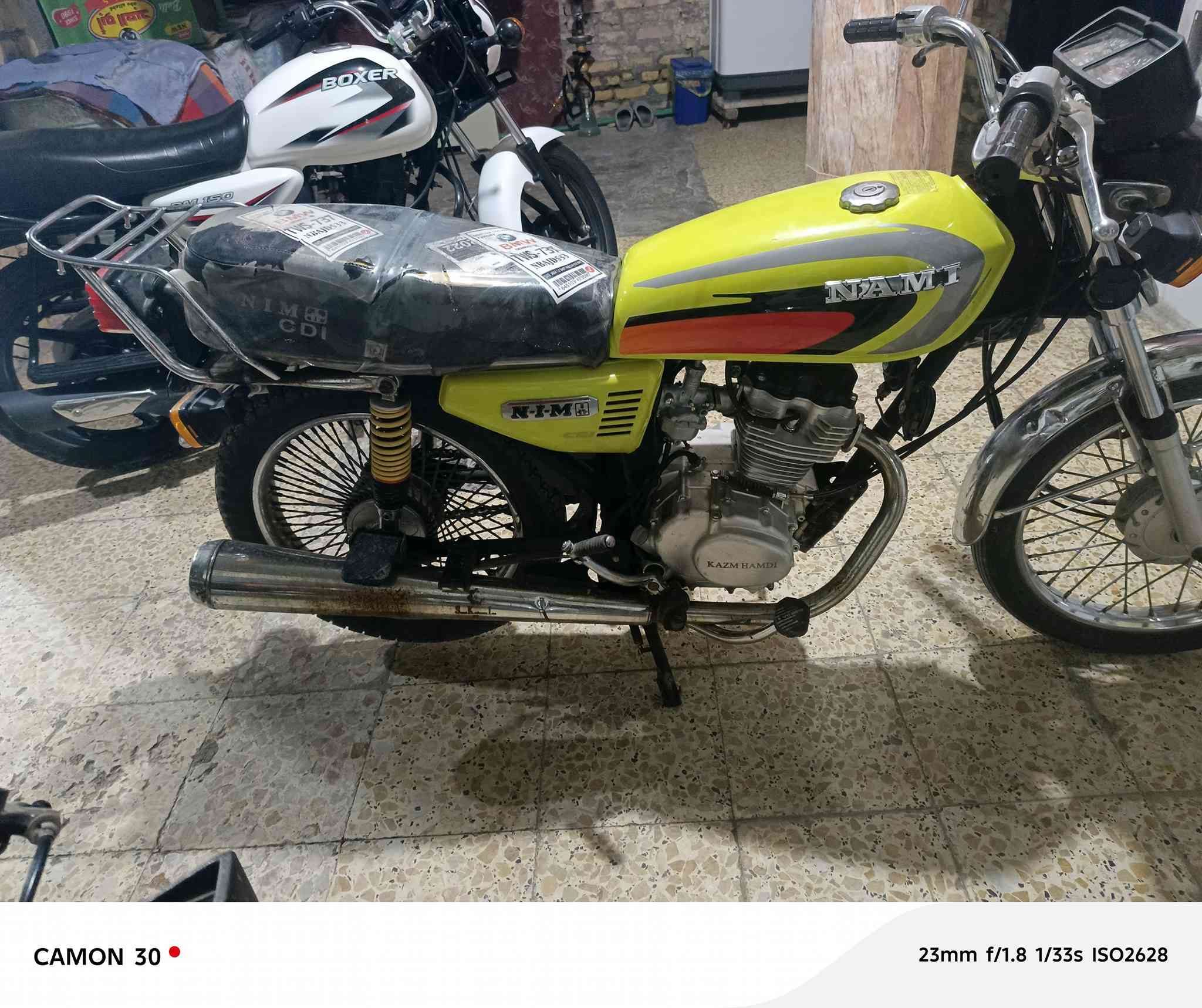 السلام عليكم دراجة للبيع الشاصي 2018 والتعمير كله 2023الرقم وسنويه والشراي يتصل على هذا الرقم ‏‪***********‬‏
