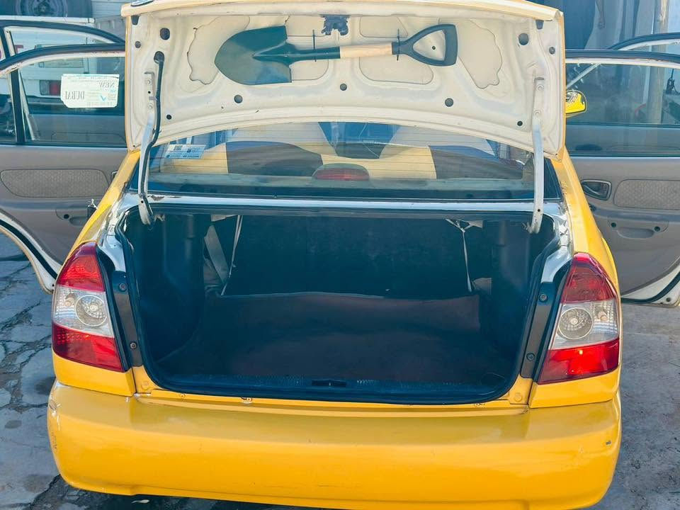 🚕 للبيع – هيونداي فيرنا 2014 تكسي 🚕
فيرنا موديل 2014 لون أصفر (تكسي)، كير عادي، بحالة جيدة جداً، اقتصادية بالوقود ومناسبة للعمل والاستخدام اليومي.
✅ كير عادي
✅ لون أصفر تكسي
✅ محرك وجير بحالة جيدة
✅ سيارة مرتبة وجاهزة للعمل
✅ السعر. 65
سياره مصفر غرامات وهيىه
عنوان السياره بغداد الامين الثانيه
📞 للاستفسار يرجى التواصل على الخاص أو الاتصال. ***********
