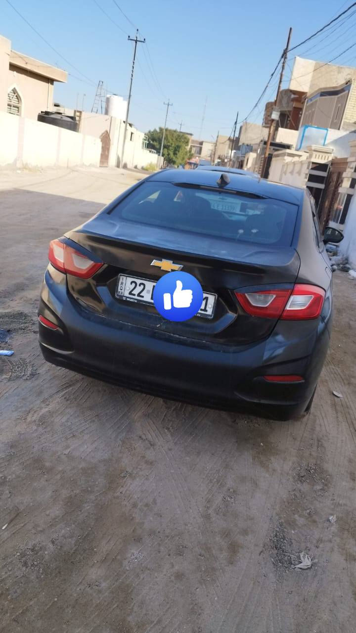 السلام عليكم سياره كروز موديل 2017 رقم اربيل  بسمي تحويل ثاني يوم سياره جاهزه بيه  اربع قطع جراد خفيف  محرك بي تنقيص وبخار سعر 68 وبيه مجال
 مكاني فلوجه ***********
