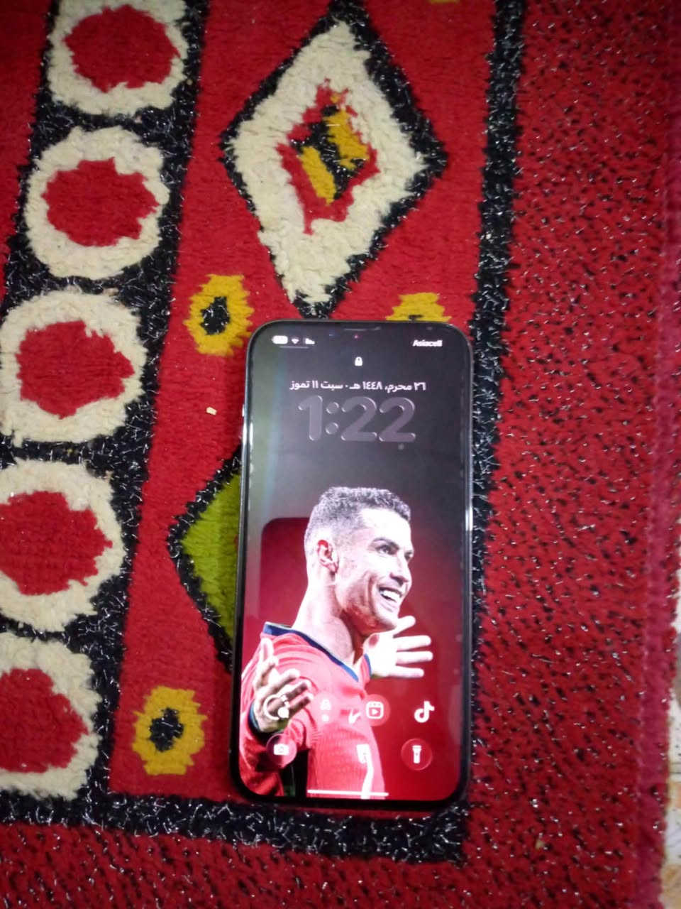 السلام عليكم 13برو ماكس مكفول كفاله عامه بطاريه84 السعر750وبي مجال مكاني بغداد حي اور سبع قصور ***********الاستفسار
