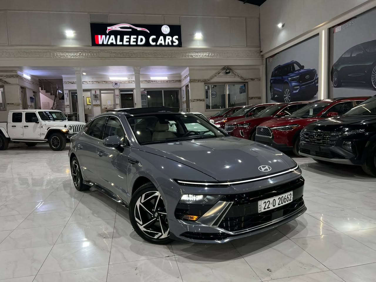 Hyundai Sonata 2024 – فول فول
▪️ الموديل: 2024
▪️ اللون: سمنتي
▪️ الحالة: بدون صبغ
▪️ الفئة: فول مواصفات (فل كامل)
▪️ السيارة: نظيفة جداً وجاهزة للاستخدام

🔧 المواصفات:
 • محرك 2.5 لتر
 • 4 سلندر
 • قير أوتوماتيك
 • شاشة كبيرة وسطية
 • شاشة عدادات ديجيتال
 • فتحة سقف بانوراما
 • كراسي جلد
 • كراسي كهرباء
 • تدفئة وتبريد كراسي
 • كاميرا خلفية + حساسات
 • بصمة تشغيل
 • تشغيل عن بعد
 • Apple CarPlay & Android Auto
 • مثبت سرعة ذكي
 • تحكم بالمقود
 • بلوتوث
 • شاحن موبايل لاسلكي
 • نظام مانع التصادم
 • تحذير النقطة العمياء
 • تحذير الخروج عن المسار
 • جنوط ألمنيوم

📞 للاستفسار: ***********

🔥 عروض يومية لجميع أنواع السيارات
انضم إلى كروب الواتساب 👇
https://chat.whatsapp.com/EDt5rlTuPdfCvNySuhJZE1?mode=hq2tcli

✔️ ملاحظة: يوجد لدينا كافة أنواع السيارا
