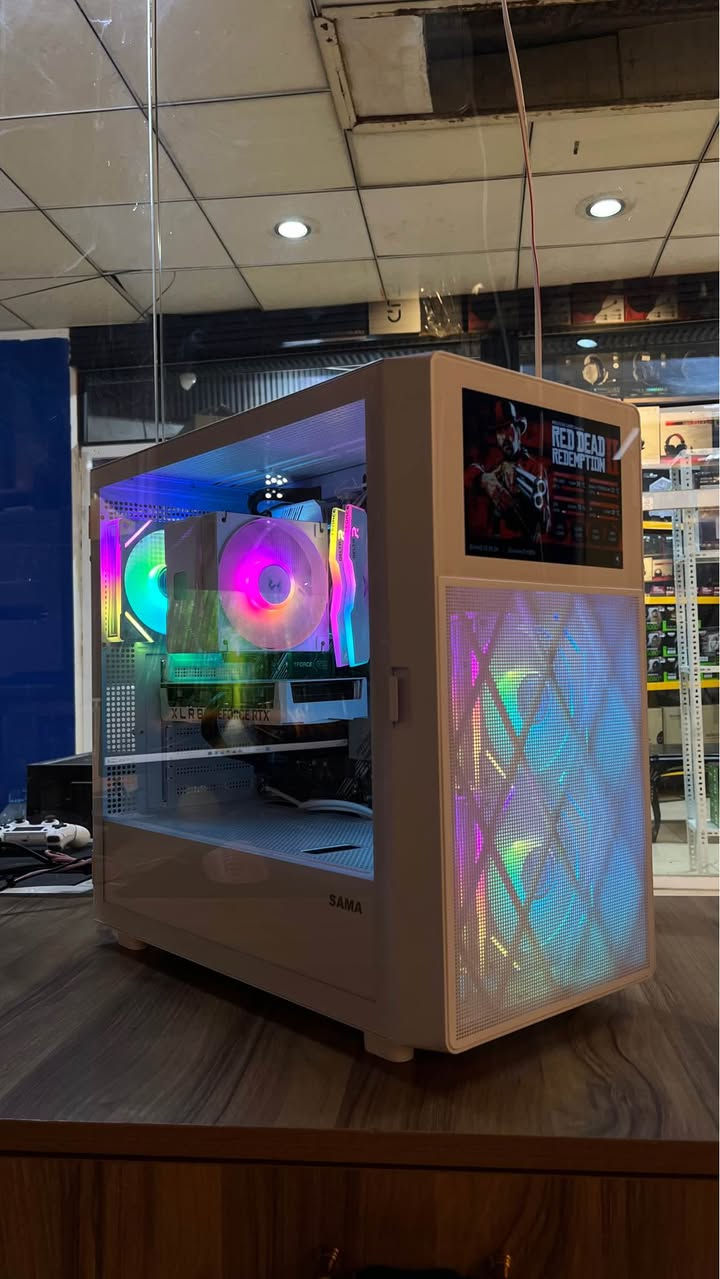 PC GAMING بۆ فرۆشتن 

CPU: R7 5700X
Motherboard: B550-PLUSE ASUS PRIME
GPU: RTX 4060 8GB XLR8 
RAM: 2X16GB 32GB 3600MHZ TFORCE RGB
STROGE: 1TB SSD NVME TFORCE 
PSU: 650W ATKAS
COOLER: AIRCOOLER DEEPCOOL
CASE: SAMA 3FAN ARGB SCREEN

Price:975$
سعر 1,500,000
*********** أربيل, العراق
