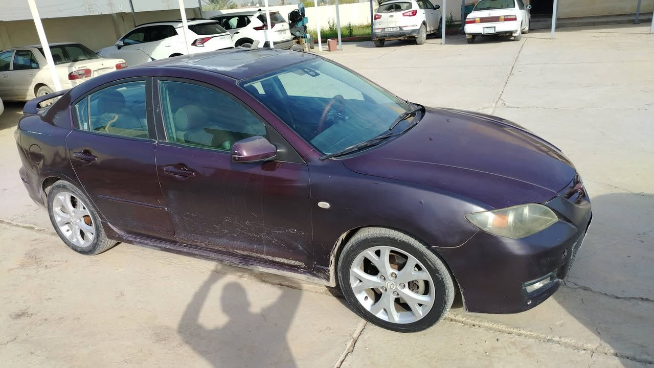 مازدا 3 2007
بأسمي مشروع وطني سنوية 2027
صبغ عام اثر تحرير وجاملغ امامي بدون دواخل شرط
محرك كير تبريد ثلج تدفئة
محرك الفين
سستم صوت BOSE
تدفئة كشنات
تحكمات ستيرن جهتين
سنترلك سايق وراكب
جامات ومرايات كهرب
السعر 60 
***********
