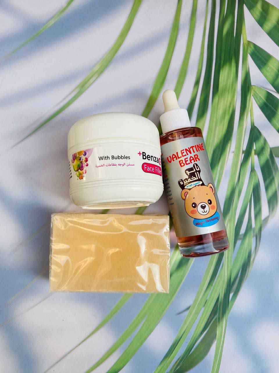 عرض تبيض ونضاره وامتلاء وتسمين الوجه يتكون العرض من 3 قطع وال3 قطع عبارة عن منتجات تسمين الوجه فقط 🧸✨😍 

كريم + سيروم + صابونة 

1-- كريم 🤍   كريم فلر للوجه بفقاعات الخميرة من ماركة +Benza Care. يُسوق كحل تجميلي غير جراحي (بديل للحقن) لنفخ وتسمين الوجه.
تسمين وتدوير الوجه: يعمل على نفخ الخدود وإعطاء الوجه مظهراً أكثر امتلاءً.
إخفاء التجاعيد: يساعد في تقليل مظهر

2-- سيروم نانو الخميرة لتسمين الوجه 
غني بالكولاجين البحري ومستخلصات الفواكه الحمراء.🌿🤏🏻

تستخدم هل سيروم خارجي مو بس تسمين تبيض ونضاره للوجه يعمل على تسمين وامتلاء الوجه 🩷

3--صابون خميرة البيرة (للوجه والخدود) 🌿🧖🏻‍♀️
هذا الصابون مخصص للعناية بالبشرة، ويشتهر بفوائده في "التسمين الموضعي" وتحسين ملمس الجلد.🎀🫶🏻 كربلاء, العراق


**إذا كنت صاحب هذا الإعلان وتريد حذفه لأي سبب، رجاءا أرسل رسالة إلى الدعم الفني**