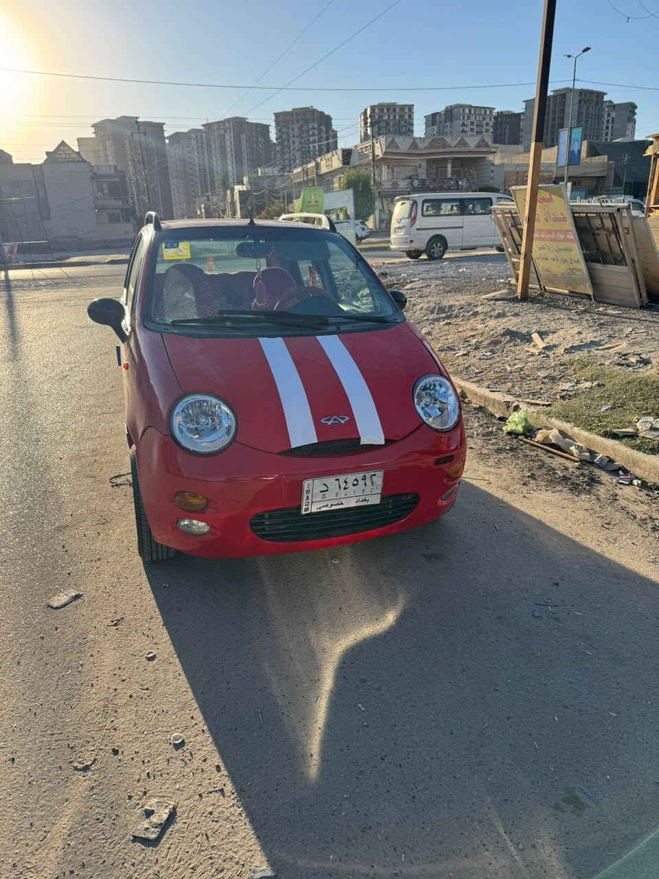 سلام عليكم سياره كيو كيو موديل 12جاهزه
تبريد ثلج 🥶 تخم تأير جديد 28السعر مكاني بغداد حي الجهاد ***********
