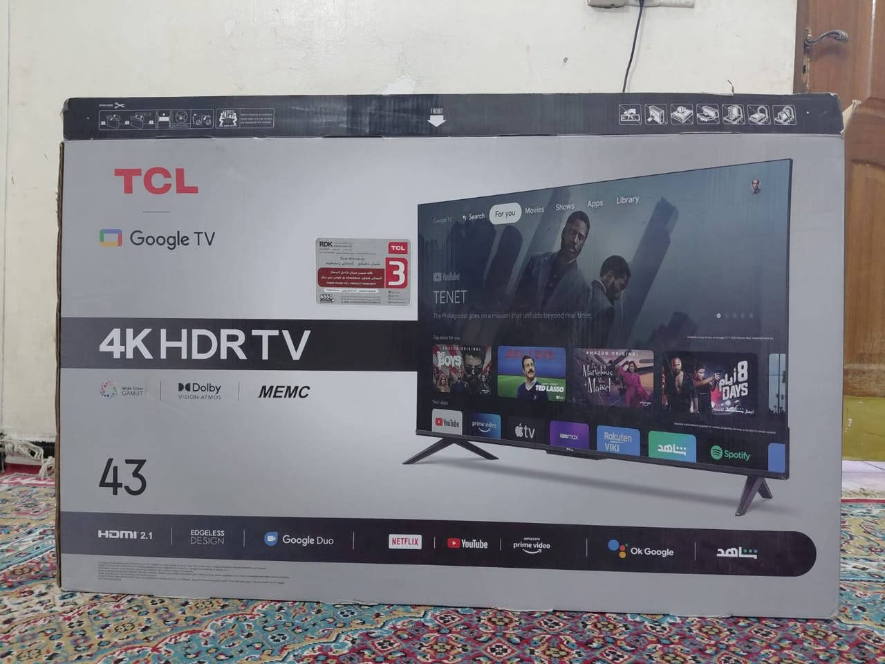 سلام عليكم بلازمة حجم 43  النوعية  TCL  الشركة العالمية المشهورة ضمانهة 3 سنوات 4k احسن شركة بل بلازمات مع ريموند ناطق  مايكروفون مواصفاتهة حلوة +  أنترنت سمارت Pro برو  رايدهة ب 350 وبيهة مجال بسيط للطيبين   مكاني فلوجة


**إذا كنت صاحب هذا الإعلان وتريد حذفه لأي سبب، رجاءا أرسل رسالة إلى الدعم الفني**