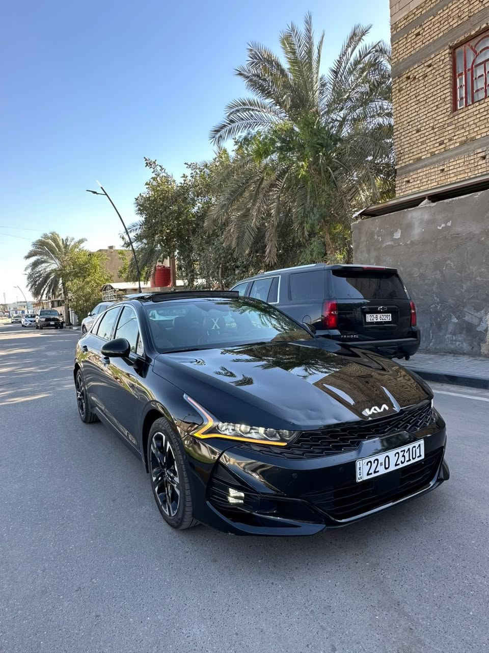 كي فايف GT Line فول 1ع1وأرد امريكي
مديل 2024 رقم أربيل دولي 22
((حادث خلفي فقط صندوك مبدل + بارد  )
    (باقي مكفول كفالة عامة ) 
   ماشية 48.000mi
شاصي لغد فخدة كلة كفالة أيرباك مكفول بوضع شركة
مكينة 1.600تيربو وكير ومكينة وحدادة وكهربائيات 
بوضع شركة  سيارة اعله موصفات 
بل كي فايف هواي ومعروفة موصفاتها  
(السعر 178 وبيها مجال ل شراي )
العنوان البصرة المعقل رقمي (***********)
