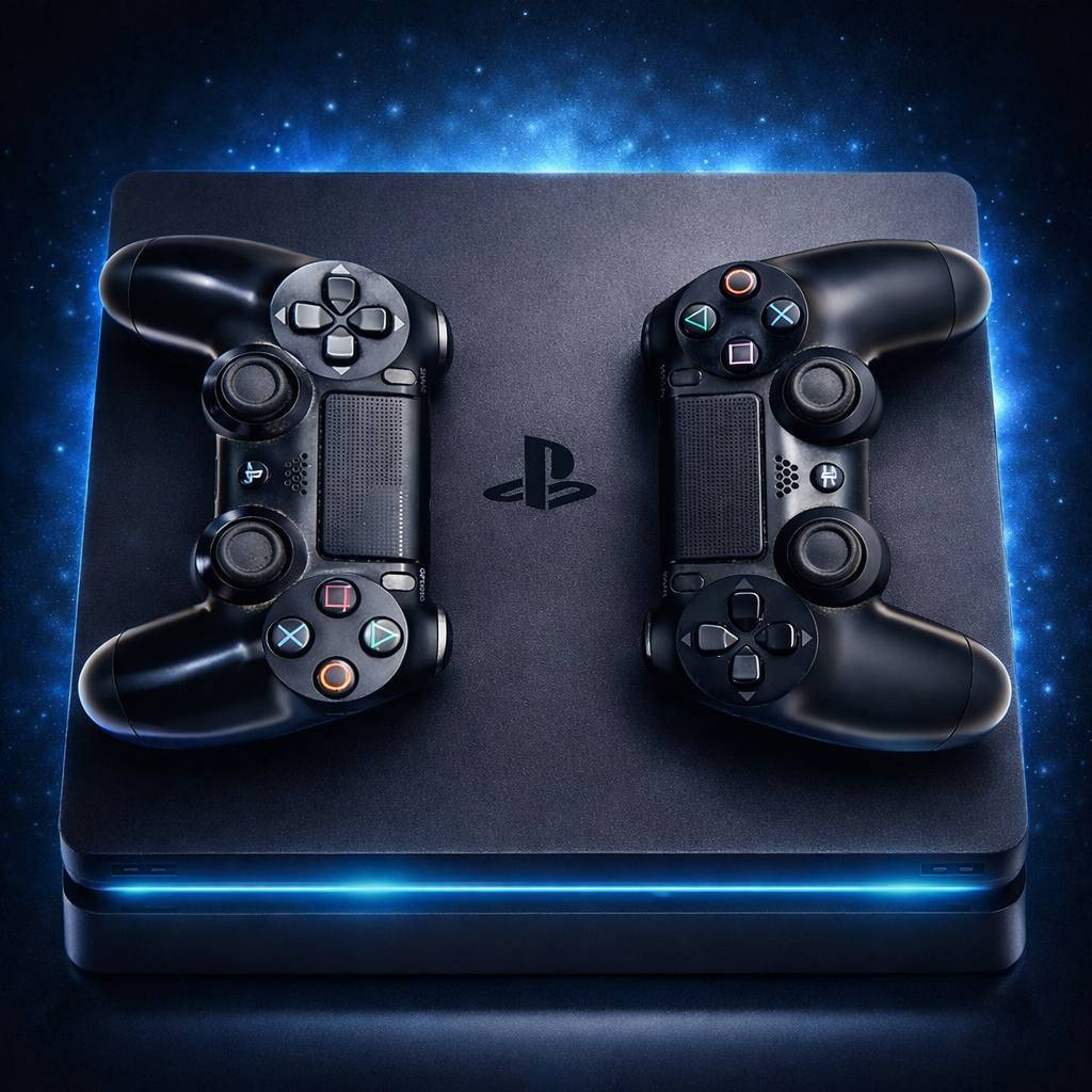 Playstation 4 Slim 500GB  Avec Deux Manettes Originaux ✅


**إذا كنت صاحب هذا الإعلان وتريد حذفه لأي سبب، رجاءا أرسل رسالة إلى الدعم الفني**