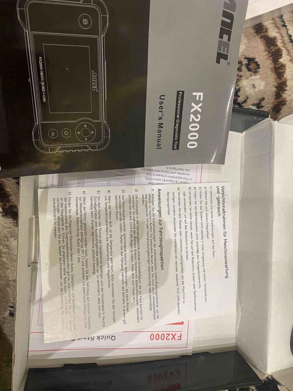 جهاز فحص السيارات ankel fx2000
يدعم الفحص من موديل ٩٦ وصعودا لاكثر من ٦٠ ماركة 
تحديث مجاني مدى الحياة 
لا يحتاج إلى انترنت وسهل الاستخدام
سعره بالموقع ١٣٠ الف 
اريده ب ٨٥


**إذا كنت صاحب هذا الإعلان وتريد حذفه لأي سبب، رجاءا أرسل رسالة إلى الدعم الفني**