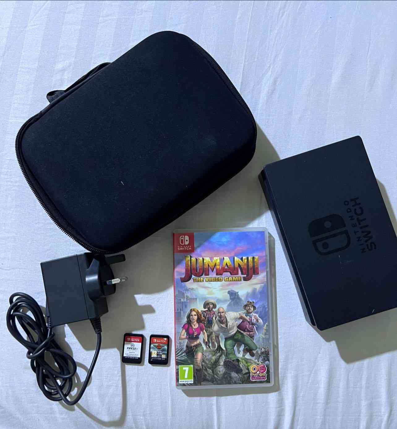 مرحبا شباب🌹
نتندو سوج الياباني مو الصيني جهاز نضيف استخدام قليل
شحنة ممتاز ازرارة كلهن شغالة يجي وياة:
* شاحنة اصلي مالتة
*حافضة
* ٣ كاترجات لعبة فيفا ٢٢ و جومانجي و ماي هيرو
*وادابتر لشحن
سعرة 220 وبي مجال للشراي


**إذا كنت صاحب هذا الإعلان وتريد حذفه لأي سبب، رجاءا أرسل رسالة إلى الدعم الفني**