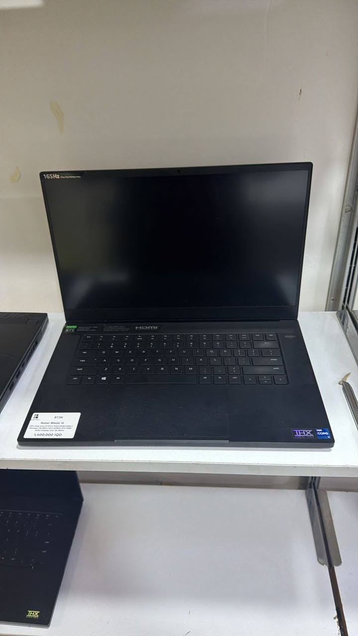 RAZER BLADE 15

INTEL I7-12700H 14 Cores - 20 Threads

| 15.6" 2K 240Hz |

NVIDIA RTX 3070 TI 8GB Dedicated

16GB DDR5 | 1TB

بمليون و 450 الف 
للتواصل ***********
