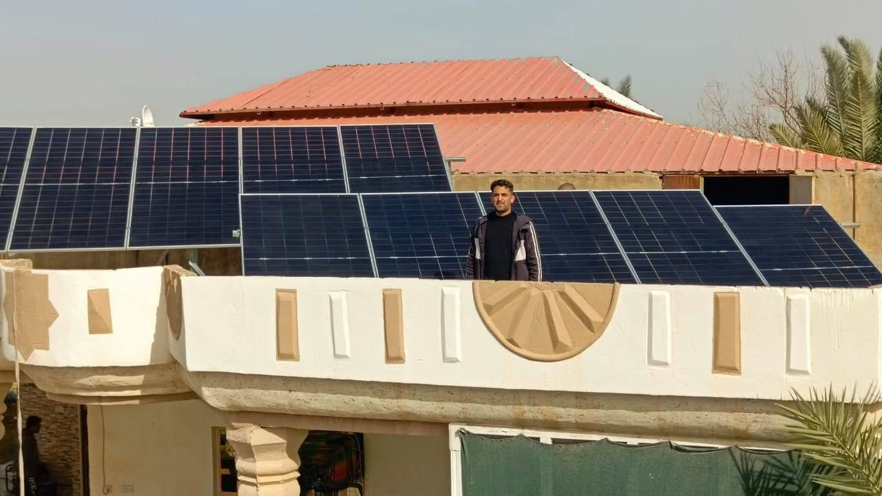 شركة الشروق للطاقة الشمسية النظيفة
👈👈👈👈في كل مكان وزمان 👉👉👉👉
👍🏻اختار ولا تحتار اتصل بنا واترك الباقي علينا 👍🏻

تم بحمد الله تنصيب  منظومة طاقة شمسية نظيفة 
  في محافظة صلاح الدين قضاء العلم قرية ربيضه 

للأستاذ صافي الجاسم 
الف مبارك يستاهل كل خير 

 / الخميس/ 5/ 2 / 2026

 قدرة المنظومة 
👍  14 أمبير ليلي و 20 أمبير نهاري 🔅 💫💥

مكونات المنظومة
بطاريه 15 كيلوواط عدد 1 
اتفيرتر 8 كيلو واط   عدد 1
الواح عدد 10

عاشت ايديكم الكادر المميز
بقيادة الأستاذ ناظم الصحن 
و  الأستاذ عياد الجبوري 

مواد اصليه من ارقى الشركات العالمية 
ضمان حقيقي مع وصل مختوم باسم شركتنا 
صيانة  كادر متخصص في صيانة المظومات بشكل دوري وفي اي وقت  

شركة الشروق للطاقة الشمسية النظيفة مستعدون لشد وتنصيب الطاقة الشمسية خارج وداخل المحافظة وبسعر مناسب جدا 
متوفر منظومات طاقه شمسيه ونقد اقساط عن طريق ماستر كارد او كي كارد الرافدين حصراً 
موبايل 
 استاذ سعيد *********** 
استاذ ناظم ***********
