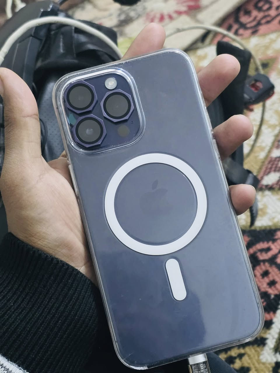 ١٤بروماكس نموذج AAA شرق
بطاريه ٧٧ بلاد مكفول وتر بروف كامل ملحقاته 
فقط ضهر مفطر شوي وممبين 
سعره ٧٥٠ وبي مجال شي قليل 
مكاني كربلا حي الغدير 
***********
