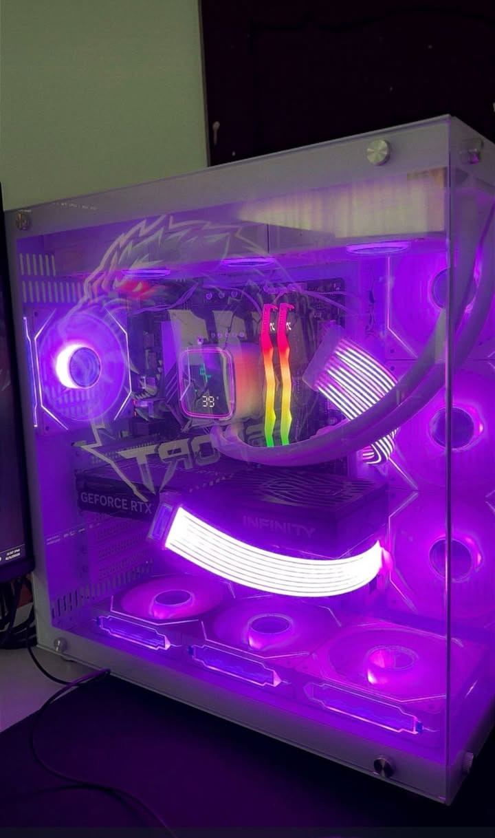 كرت شاشه 5060ti16g انفنتي
رامات 32DDR5 سرعه 6000(CL)30 تيفورز
هاراات عدد 2 واحد تيره سامسونك سرعه 9000
مبرد مائي 360
مذربورت B760
سعر 2400مليونبن و 400 وبيها مجال 
تواصل فقط واتساب 
***********
