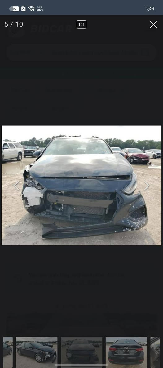 اكسنت امريكي للبيع موديل 2022 لون أسود رقم بابل
بيها حادث بس بارد بدون صبغ كل الصور منشورة قبل وبعد 
وشرط السونار ماشية 29 ألف 
للاستفسار/***********
