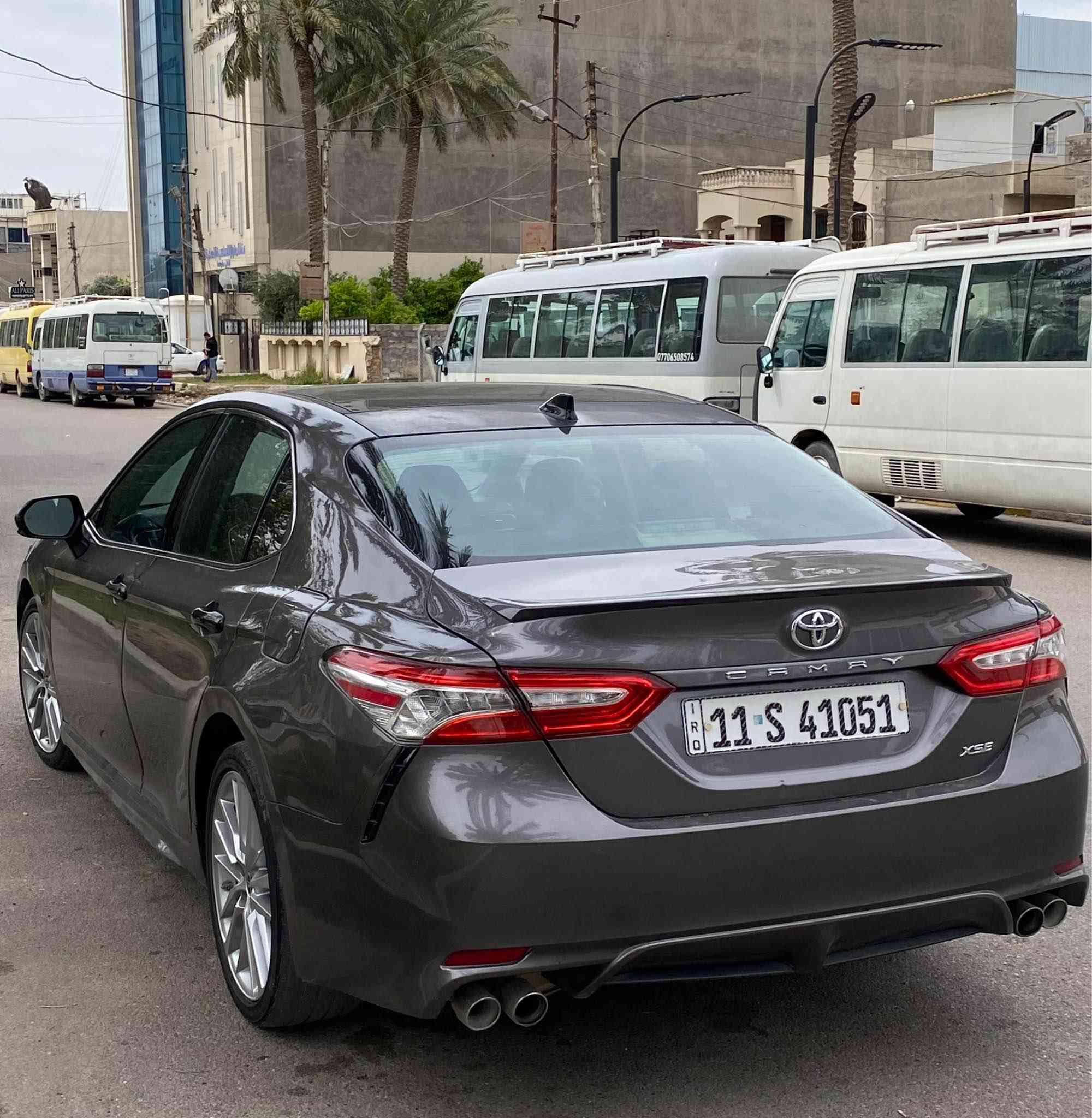 السلام عليكم للبيع تيوتا كامري موديل 2020 XSE فول مواصفات ١/١ اعلى فئة بالكامري  ( بانوراما - شاشة + كامرة - كشنات جلد + كهرباء + تدفئة بالكشنات - فول رادار امامي + خلفي + جانبي نقطة عمياء - اوتو هولد هاند بريك بصمة - بصمة تشغيل + ابواب - ويل كب حجم 20 - شحن ويار ليس - شفتات بالستيرن - تحمات ستيرن جهتين - محرك حجم 2.5 ) وباقي المواصفات المعروفة 

حادث السيارة من جوه اندر كرج بيها صبغ ٣ قطع هنا بالعراق والسونار منشور 

رقم بغداد ب اسمي ارقام جدد

السعر 155 ورقة 

للاتصال *********** بغداد, العراق
