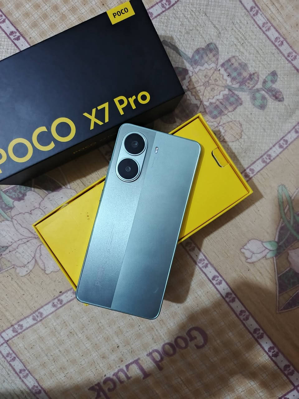 بوكو Poco x7pro ذاكره 512 نص تيرا لون المميز والمختلف يدعم ببجي 120 فريم بكل سلاسه ودقه عاليه جهاز راقي نضيف جدا ملحقاته كامله كارتونته وشاحنته الاصليات السعر، خاص للشراي وبالخدمه


**إذا كنت صاحب هذا الإعلان وتريد حذفه لأي سبب، رجاءا أرسل رسالة إلى الدعم الفني**
