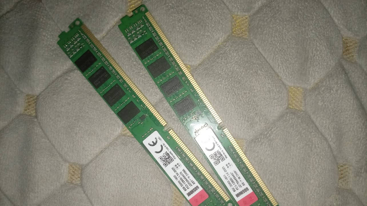 السلام عليكم رامات للبيع او المراوس بهارد hdd السرعة 1600 و DDR3 السعر 15 وبي مجال حك الجية مكاني بغداد جميله للاسفسار ***********
