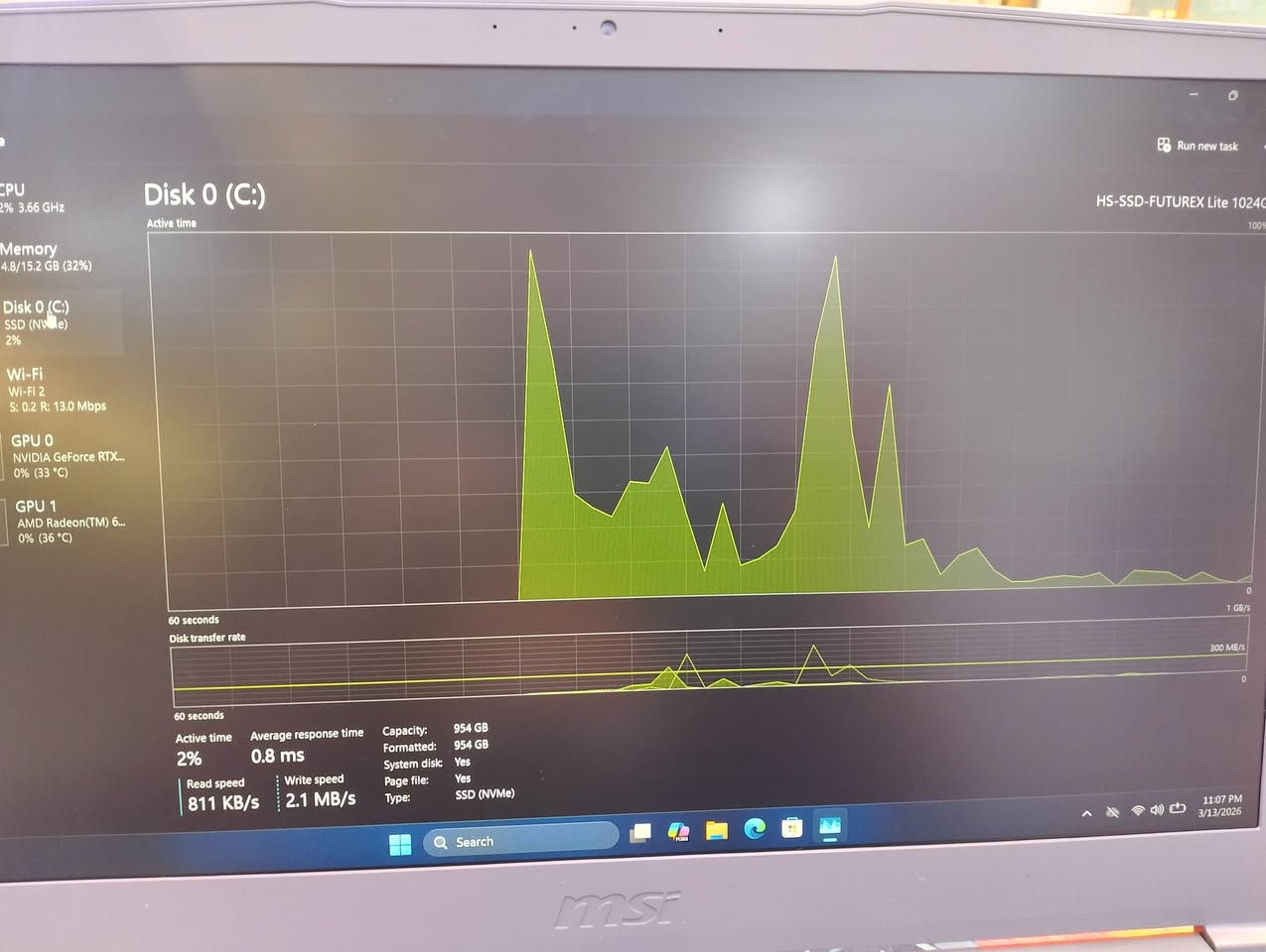 السلام عليكم ورحمة الله وبركاته
موجود عندي حاسبه للبيع 😁

الموديل :  MSI thin a15

المعالج : Ryzen 7 7735HS

الرام : 16 ddr5

الهارد : 1 t 

كارت شاشه خارجية : rtx 4050 6gb

حجمها 15.6 

مستخدمه لمدة 17 يوم بس 

اعذروني على جودة التصوير 😅 واي استفسار تعال خاص وبيك خير وتدلل ❤️


**إذا كنت صاحب هذا الإعلان وتريد حذفه لأي سبب، رجاءا أرسل رسالة إلى الدعم الفني**