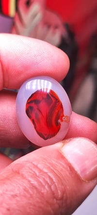 عقيق يماني • حجر كريم • قطعة فريدة