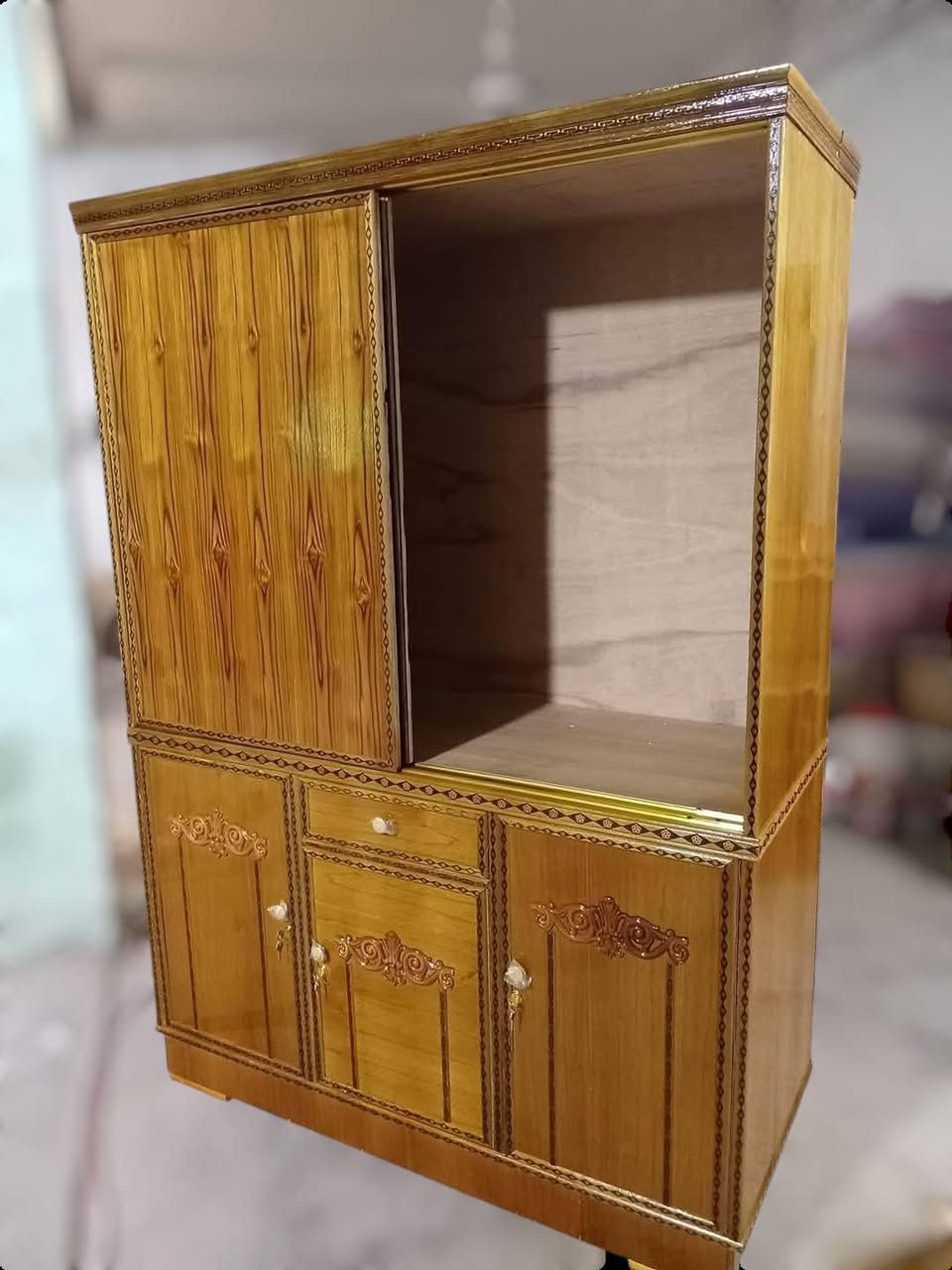 تخفيضات تخفيضات تخفيضات ٢٠%
بوفية ديكور جميلة جداً، عمل درجة أولى. 😍👍👏
سعر مناسب جداً 😍
خدمة توصيل مركز محافظة بابل. 🚗💨
***********
للتواصل عبر واتسآب أيضاً. 📱💬
ملاحظة/ كل ما نعرضه من عمل معملنا، جديد، لا نتعامل بالمنتجات المستعملة. 💯✅
