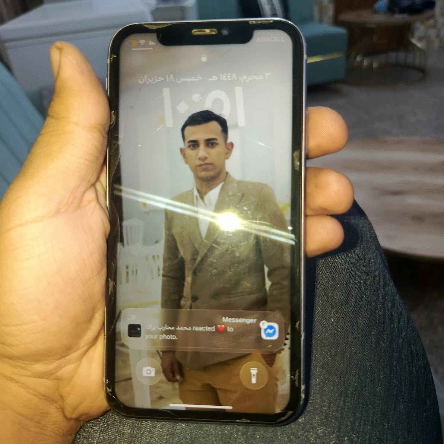 السلام عليكم ايفون ١١عادي مبدل بطاريه وضهر مكسور بطاريه ١٠٠ وكاله ابل استور الي مختمه فيس ايدي وكف بسبب تحديث جديد ذاكرته ١٢٨ مراوس باحدث واطي فرق او بيع مكاني الديوانيه مركز


**إذا كنت صاحب هذا الإعلان وتريد حذفه لأي سبب، رجاءا أرسل رسالة إلى الدعم الفني**