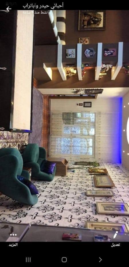 بيت بناء 100متر ارضيه رفت صب سكف 60سنتيم طابوك جمهوري تصميم تركي كاونتر معه بيت تأسيس كهرباء بواري ارضيت مطبخ مرمر  بناء تعبان عليه بيت مشمول بقرار 320 سند 25 مرقم بيت ميزانيت ماء وكهرباء موقع مقابلين شارع سبيس أرض ابن بلال علمود 256 قريب جدآ على شارع الصب للستفار ***********او مراسله واتساب ***********
