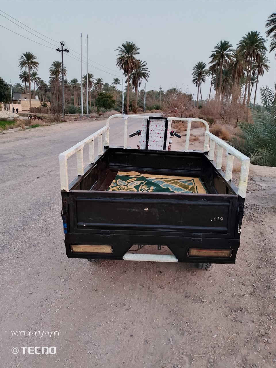 للبيع موديل 2019 وراق وكيل أصولي بسمي محرك جديد 25 مكفولة شاصي وركبه كفاله 3 تواير جدد ويل جديد ما عوزه شي مال جناي سعره 1450 وبيه مجال لشراي *********** مكان كوفه
