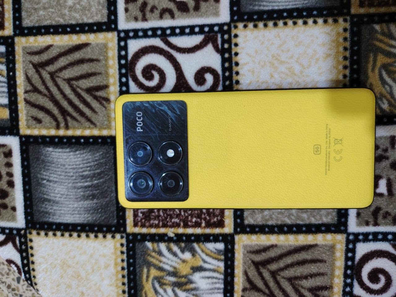 للبيع بوكو اكس ٦ برو 5G ذاكره 512  كلشي مابي غراضه ماوياه رايده ب350  ***********
