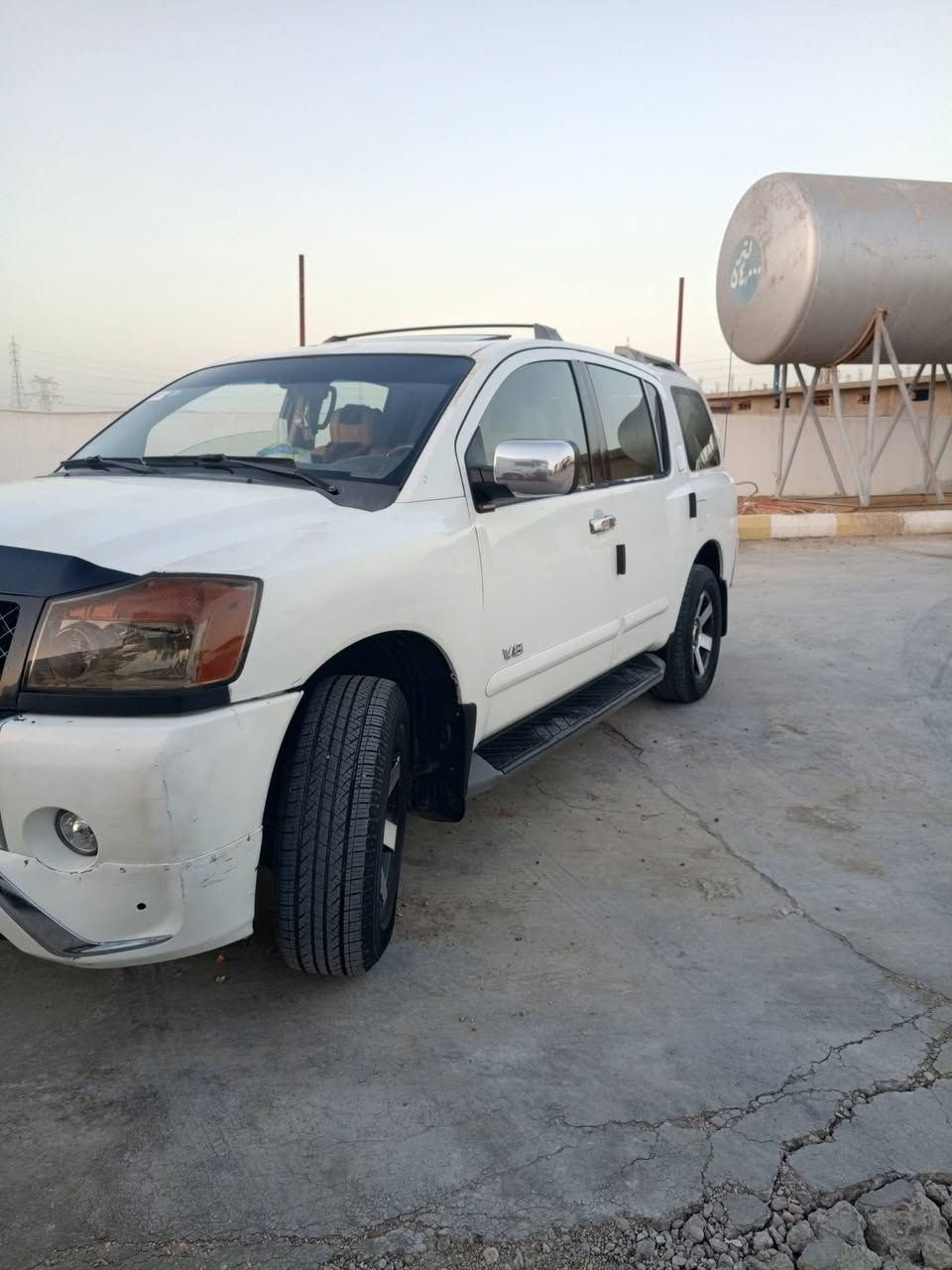 سلام عليكم سياره ارماده 2007وارد خليجي تبريد وتتفه شغاله تايرات جددباتري جديد منضومت غاز بسمي سياره تحويل ثاني يوم وستفسار تصل بيه وبخدمتك *********** سعر 80 وبيه مجال

