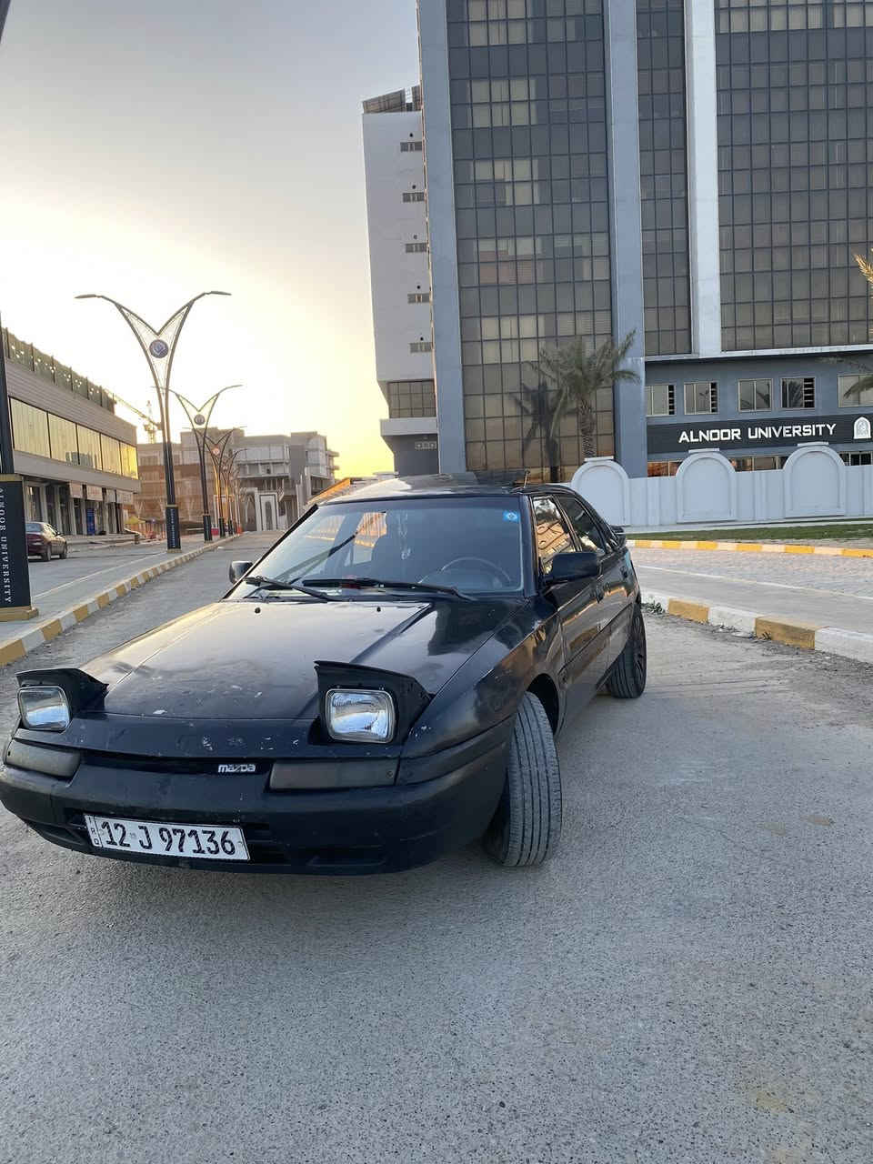 مازدا 323 صرصر 
كير ومحرك شرط 
جامات كهرب 
سلايت كهرب 
مرايات كهرب 
رقم نينوى انكليزي 
سنوية وارقام وهزة كلو جديد بأسمي اني الشرعي 
شرط التحويل 
كوبون بانزين الكتروني 
سيارة جاهزة ماعايزها شي 
السعر 27 وبيها مجال بسيط 
ترهم مراوس للاستفسار  
***********
***********
